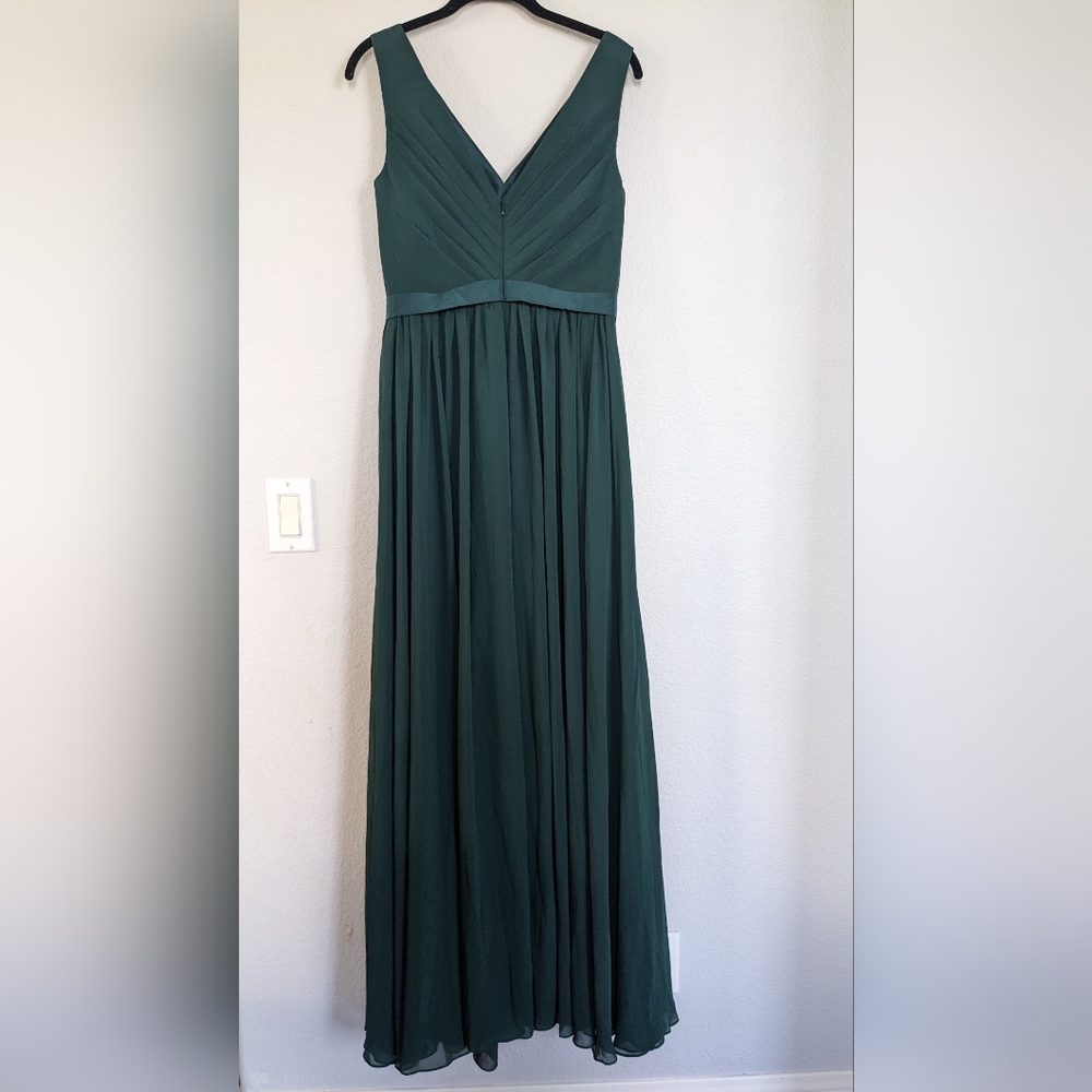 AW Gwyneth Bridesmaid Prom Formal Special Occasion Wedding Guest Dress, 6, Green - Picture 4 of 6